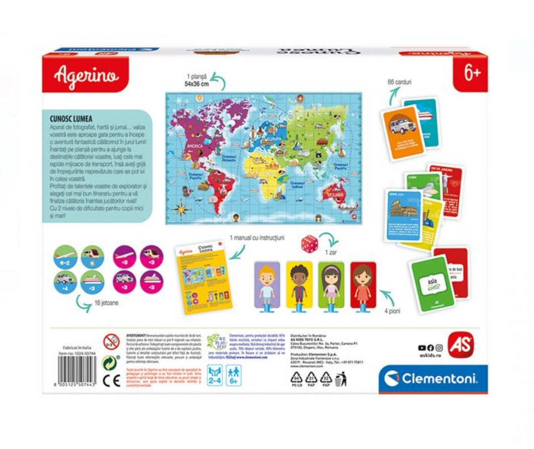 Joc Educativ Cunosc lumea | Agerino